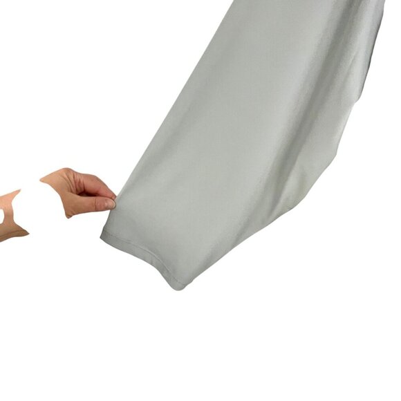 Susan Graver Liquid Knit Open Front Cardigan 2X Gray • Minimalist Neutral Staple - Picture 7 of 12